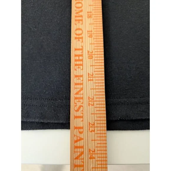 Vintage Fall Scarecrow Embroidered Shirt Womens Size Large Black Long Sleeve - Picture 11 of 11